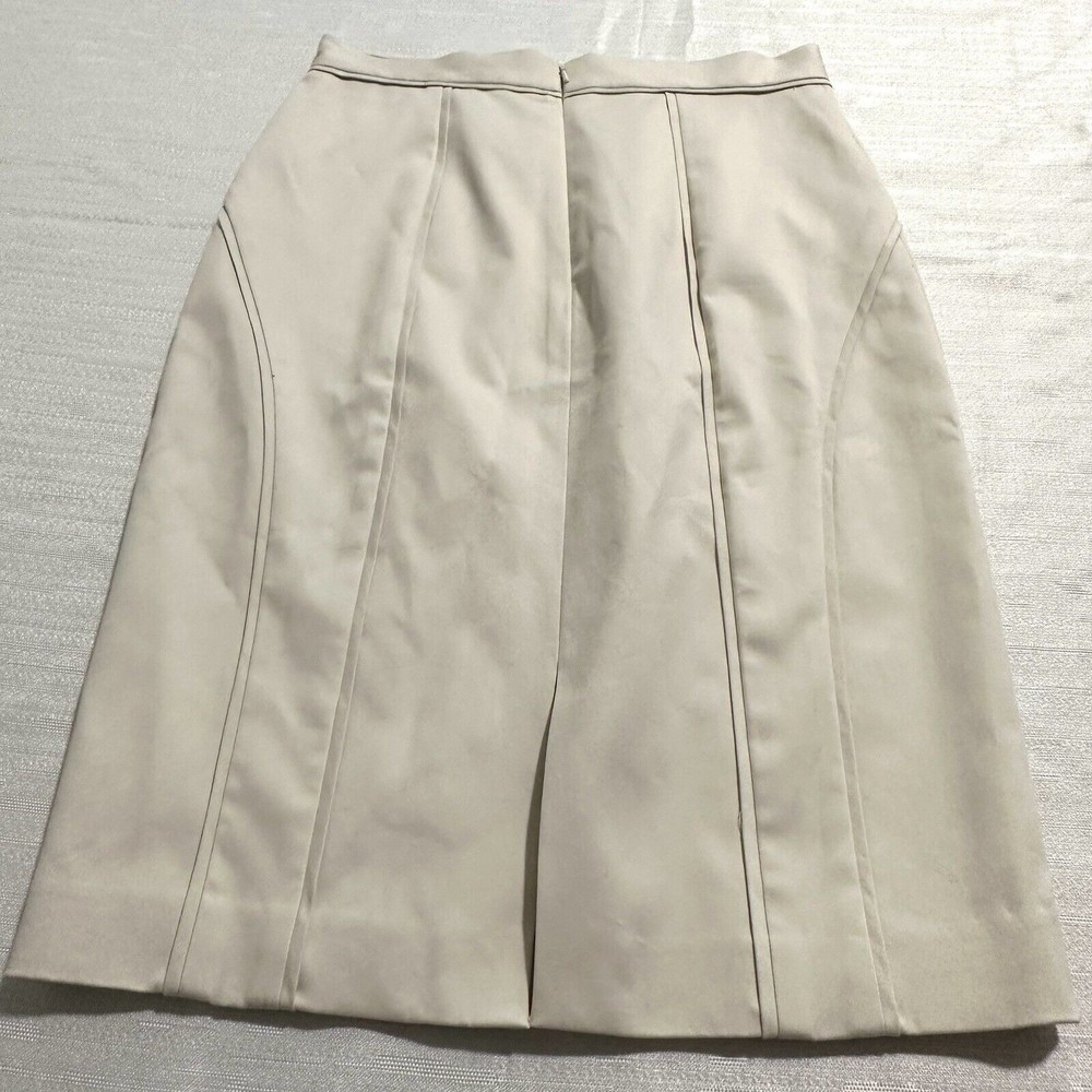 Worth Women’s Skirt Size 2 Cream Pencil Skirt NWT - Picture 6 of 7